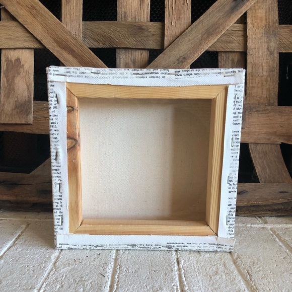 Hand painted pumpkin on thick canvas 8 x 8 (446-23) - Picture 3 of 7